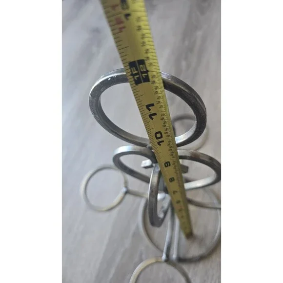 Vintage Danish Wrought Iron Candle Holder - Picture 3 of 10